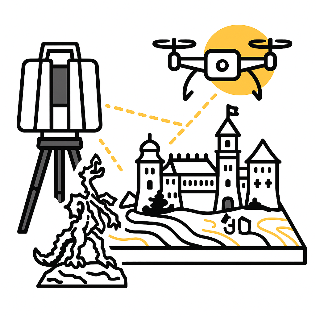 Pomiary geodezyjne 3D w Krakowie